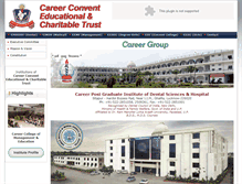 Tablet Screenshot of careertrust.in
